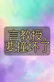 言教授，要撞坏了封面